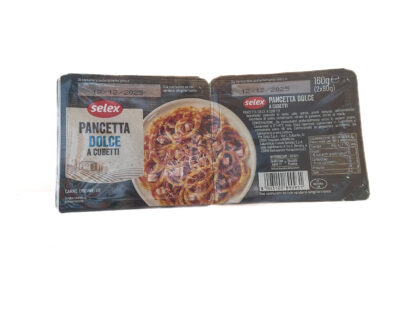 2 PANCETTA DOLCE CUBETTI SELEX