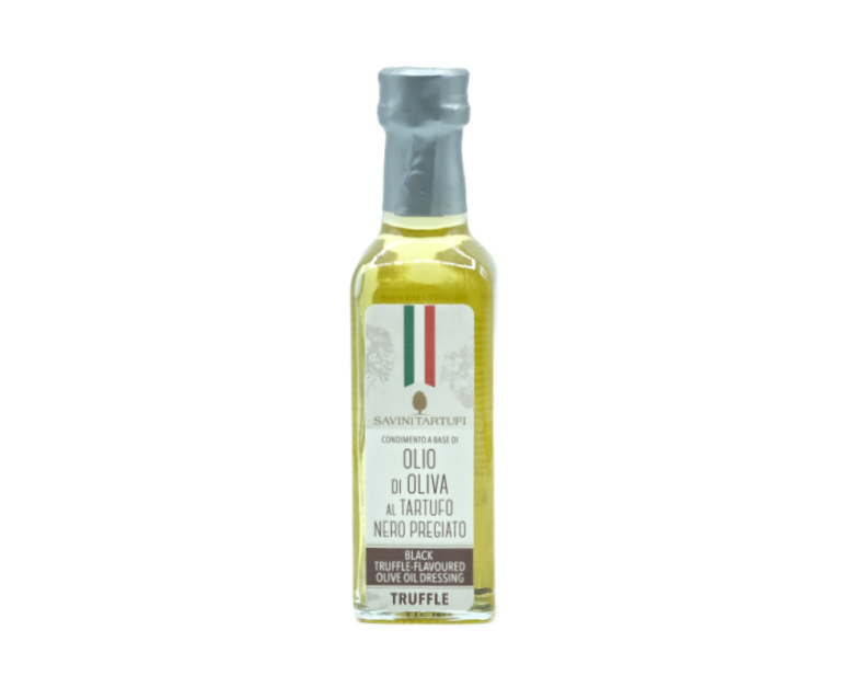 OLIO EXTRA VERGINE OLIVA AL TARTUFO NERO