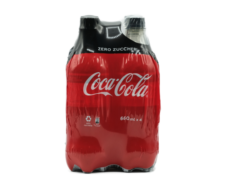 4 COCA COLA ZERO PET