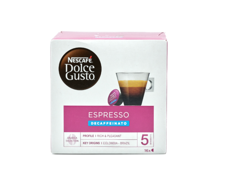 DOLCE GUSTO NESCAFE' DECAFF. 16 CAPS