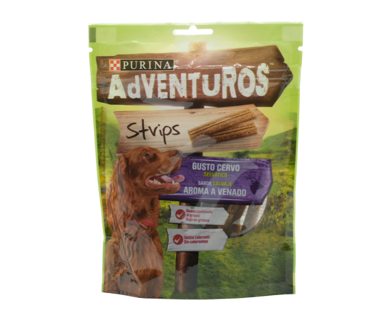 ADVENTUROS STRIPS CERVO PURINA