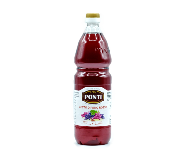 ACETO DI VINO ROSSO PONTI PET