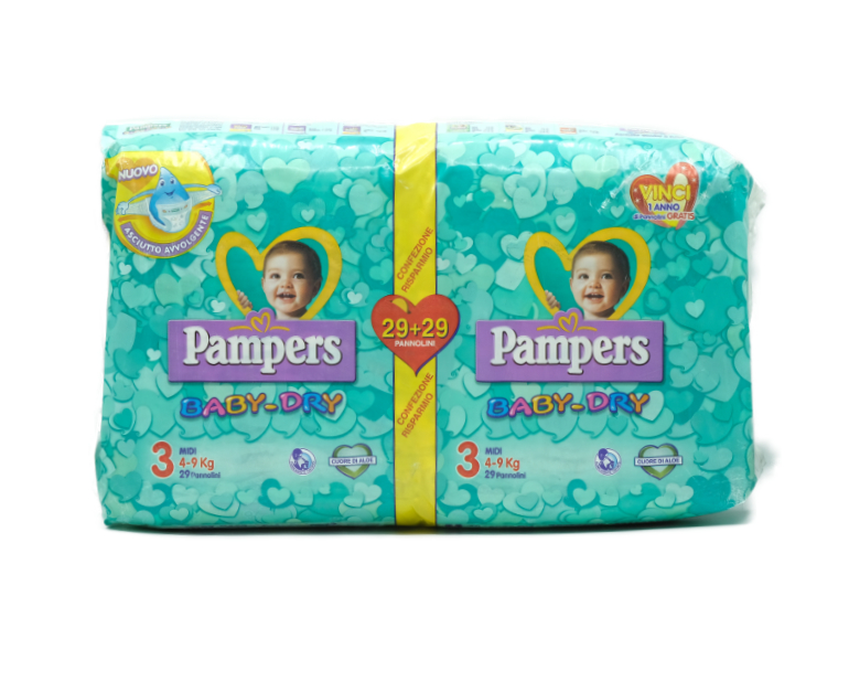 56 PAMPERS BABY DRY MIDI