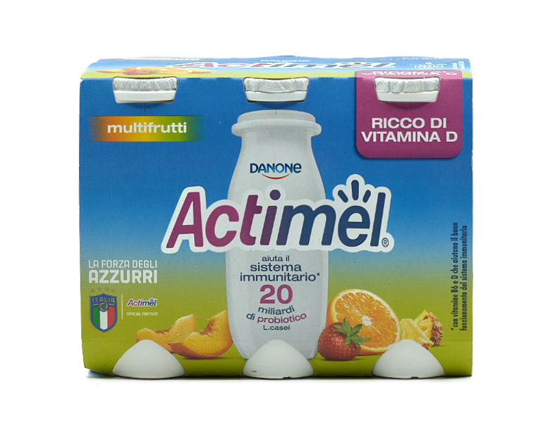 6 ACTIMEL MULTIFRUIT  DANONE