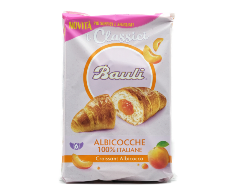 6 CROISSANT BAULI ALBICOCCA