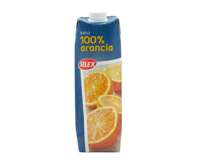 SUCCO SELEX 100% ARANCIA BRICK - GodinaPiù: Supermercato, Ristorante e  Gastronomia