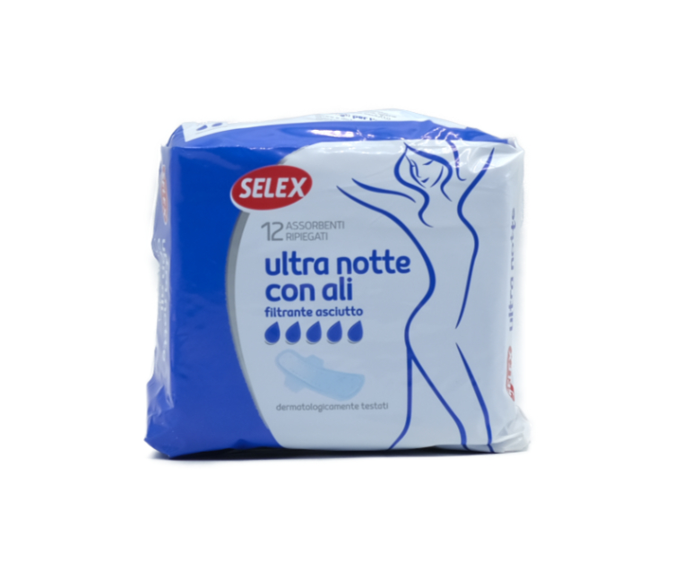 12 ASSORB. SELEX ULTRA SOTTILI NOTTE C/ALI