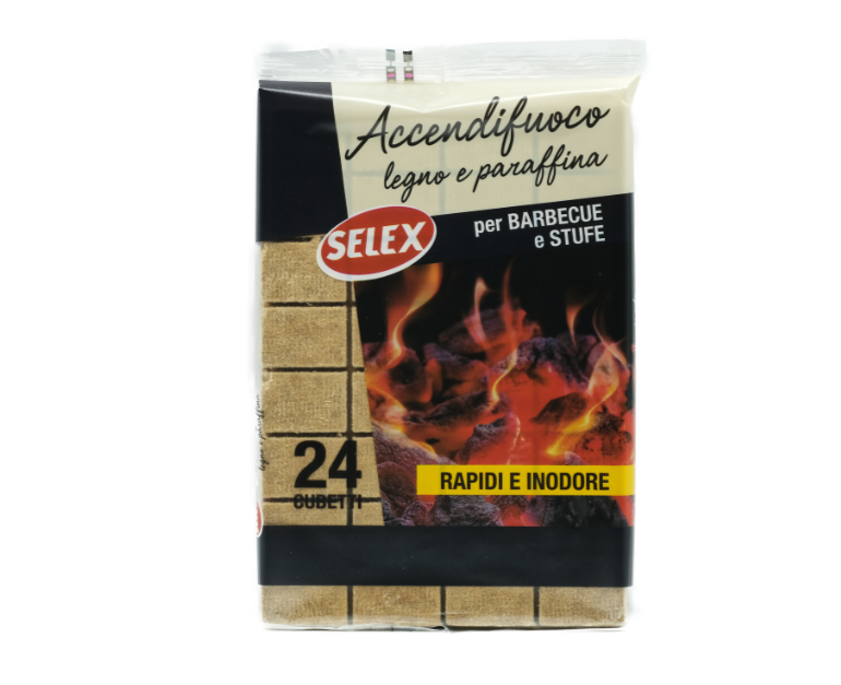 24 CUBI ACCENDIFUOCO ECO SELEX - GodinaPiù: Supermercato