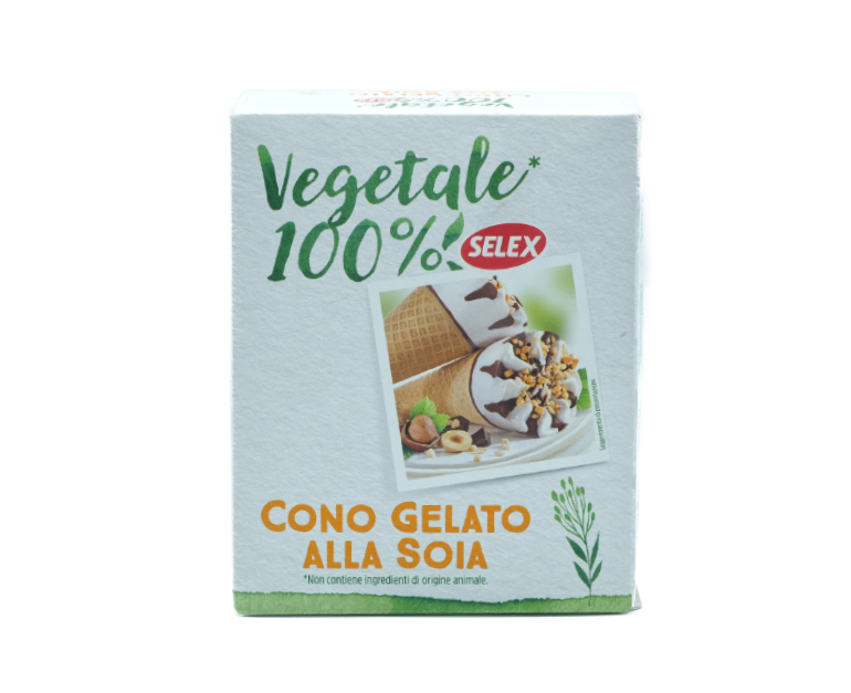 4 GELATO CONI SOIA SELEX