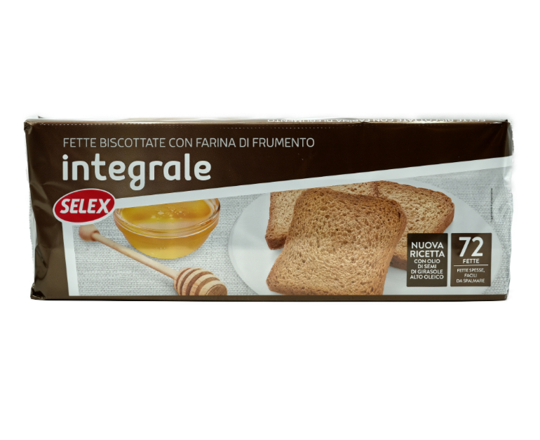 72 FETTE BISCOTTATE INTEGRALI SELEX