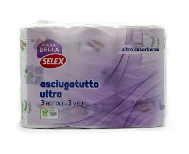 3 ASCIUGATUTTO SELEX ROTOLI ULTRA