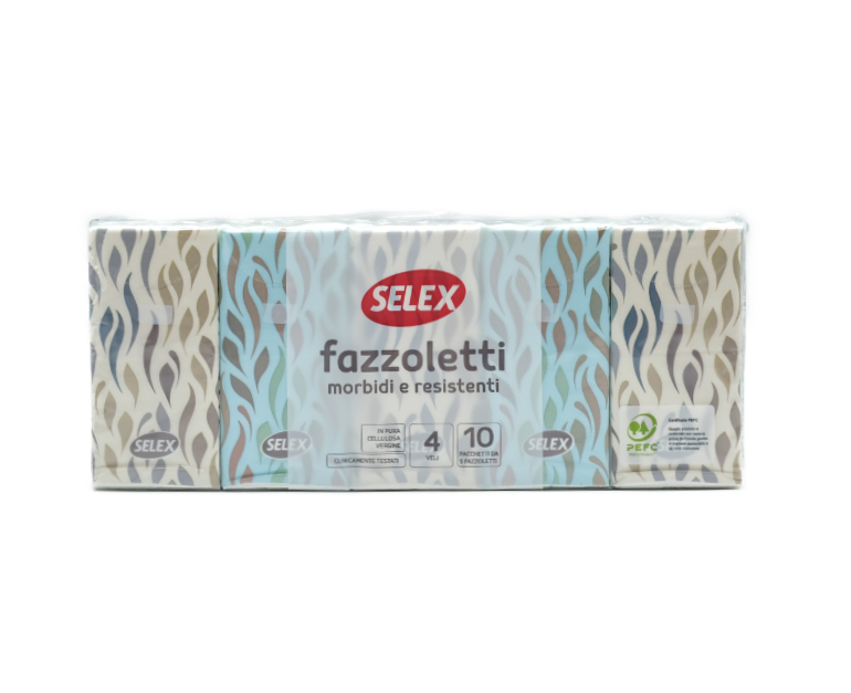 10 FAZZOLETTI SELEX 4 VELI