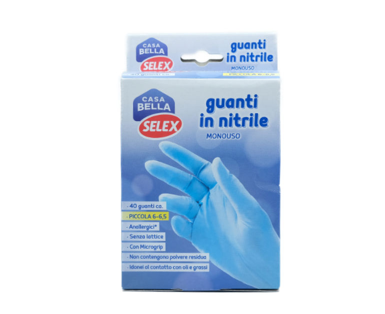 GUANTI SELEX NITRILE TAGLIA S