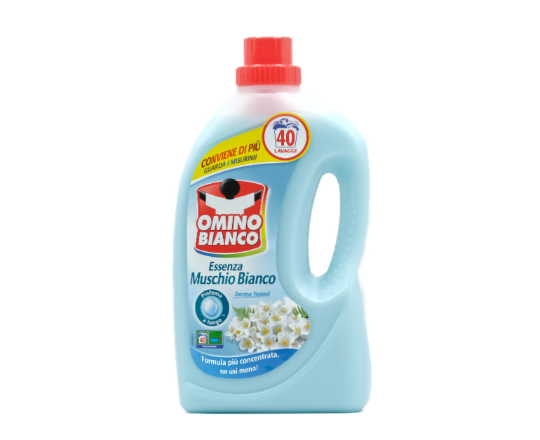 DET. LAV. OMINO BIANCO  MUSCHIO 40 LAV.