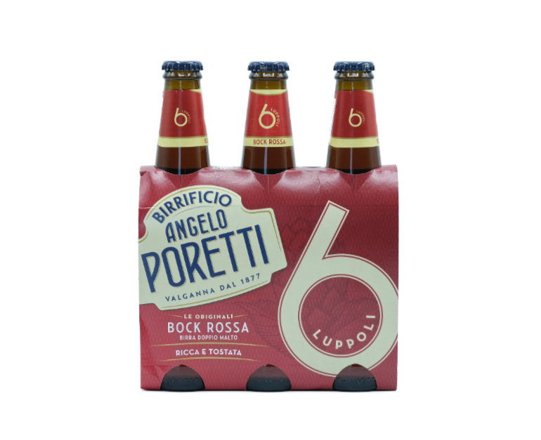 BIRRA ROSSA BOCK 3 PZ PORETTI