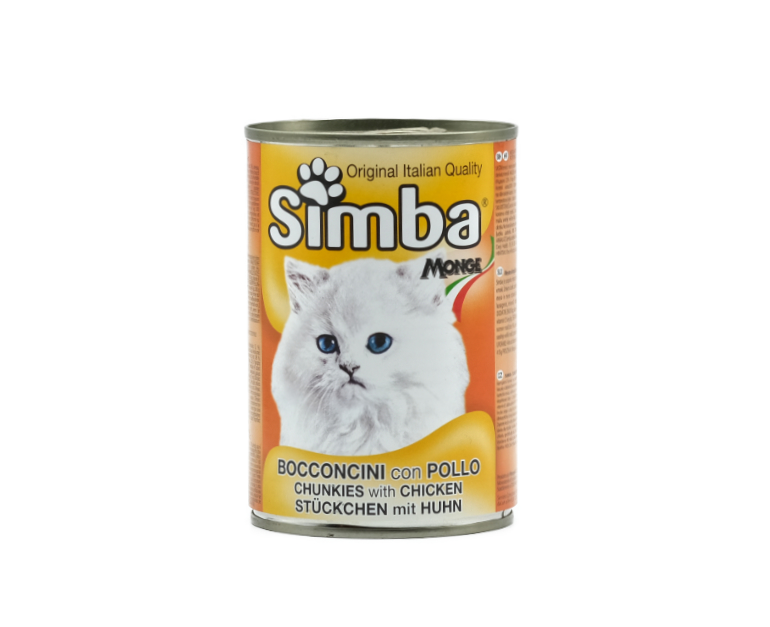 SIMBA GATTO POLLO LATTINA