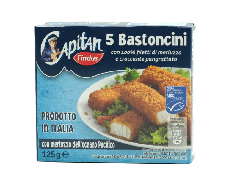 5 BASTONCINI MERLUZZO FINDUS