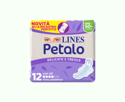 12 LINES PETALO BLU C/ALI ULTRASOTTILE