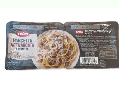2 PANCETTA AFFUM. CUBETTI SELEX