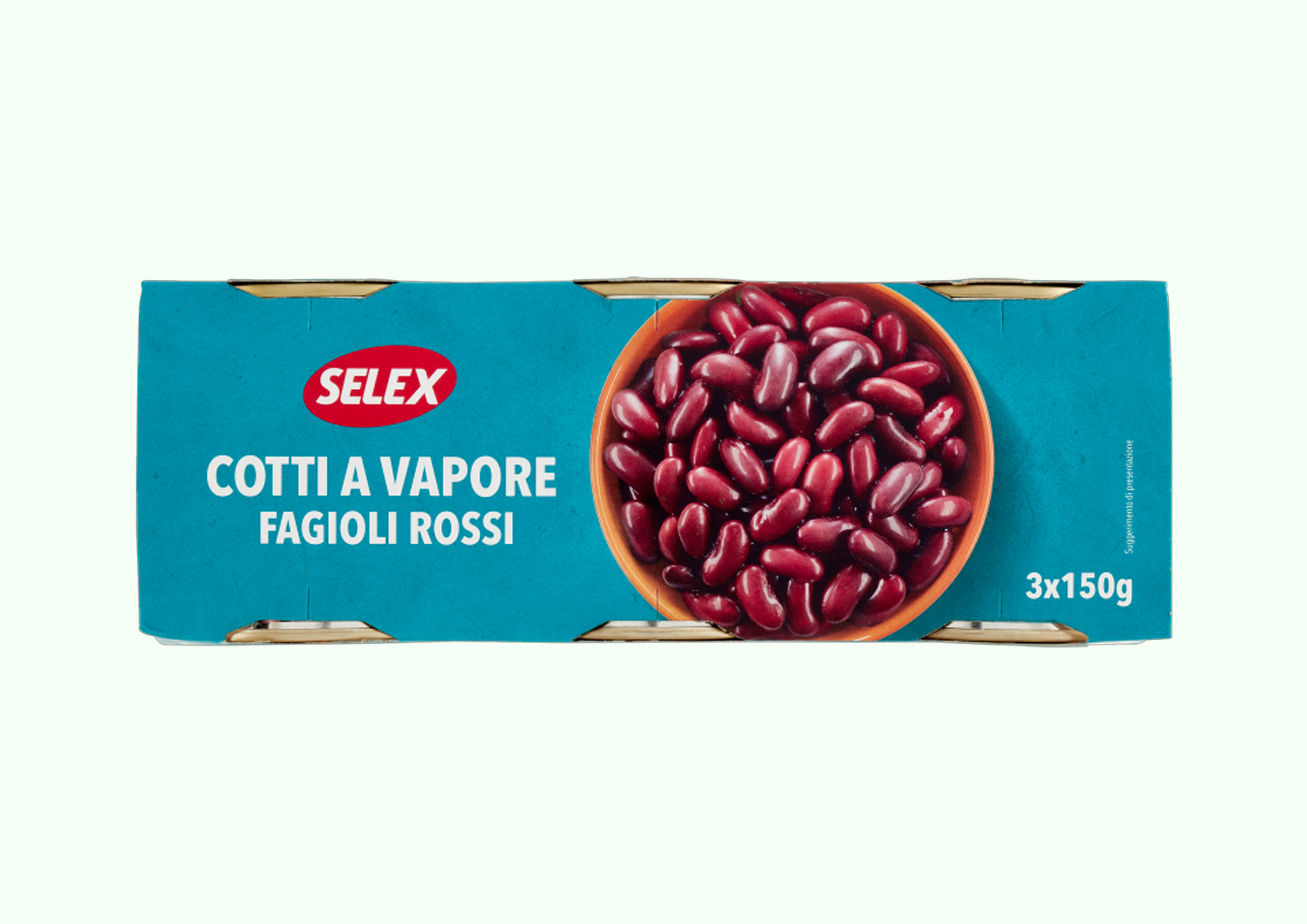 3 FAGIOLI ROSSI COTTI VAPORE SELEX