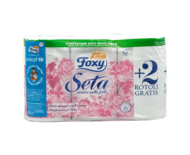 4+2 CARTA IGIENICA SETA FOXY - GodinaPiù: Supermercato, Ristorante e  Gastronomia