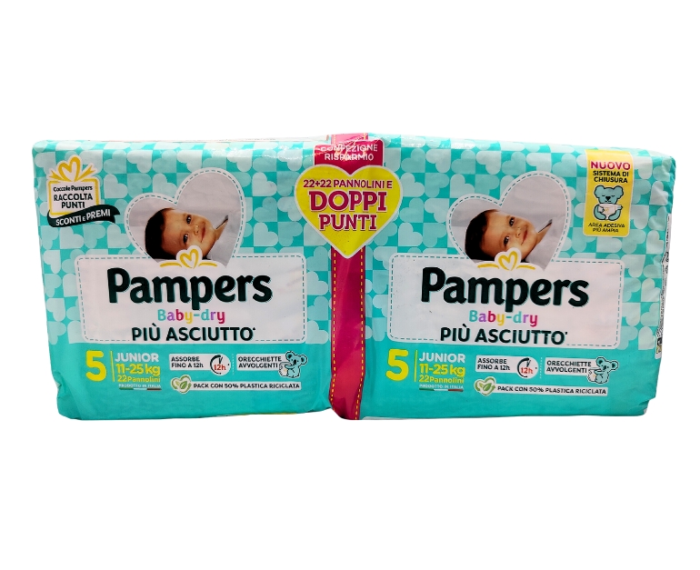 44 PAMPERS BABY DRY JUNIOR