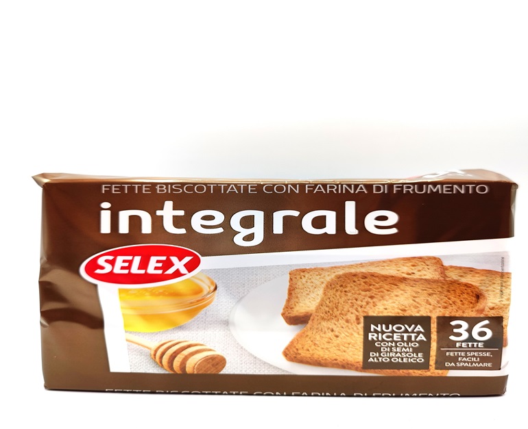 36 FETTE BISCOTTATE INTEGRALI SELEX