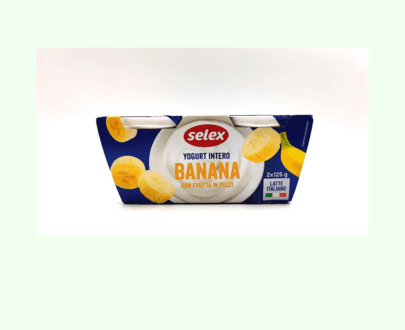 2 YOGURT SELEX INTERO BANANA
