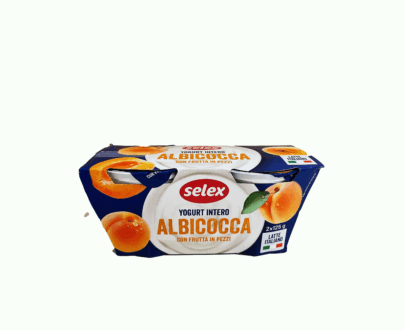 2 YOGURT SELEX INTERO ALBICOCCA