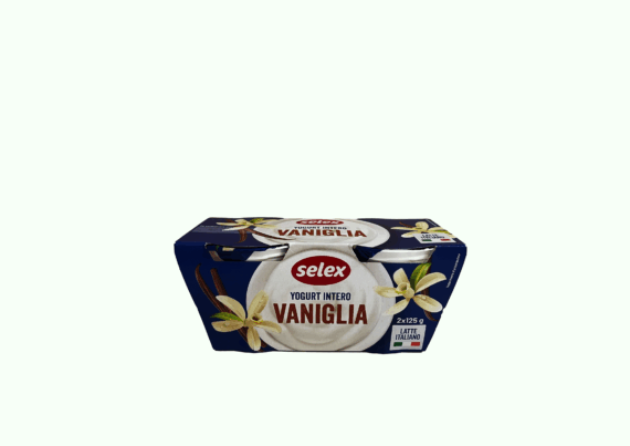 2 YOGURT  SELEX INTERO VANIGLIA
