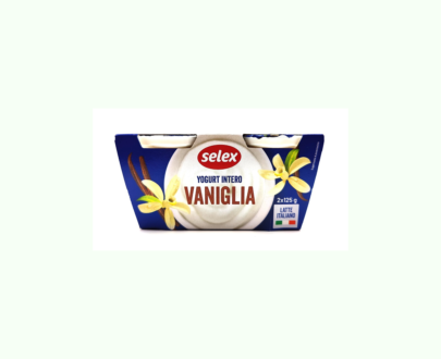 2 YOGURT  SELEX INTERO VANIGLIA