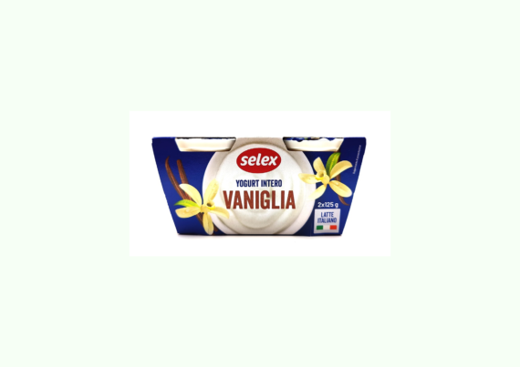2 YOGURT  SELEX INTERO VANIGLIA