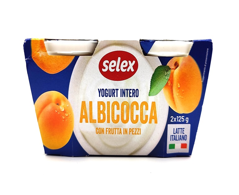 2 YOGURT SELEX INTERO ALBICOCCA