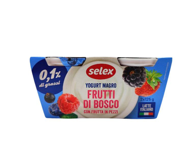 2 YOG. SELEX MAGRO FRUTTI BOSCO