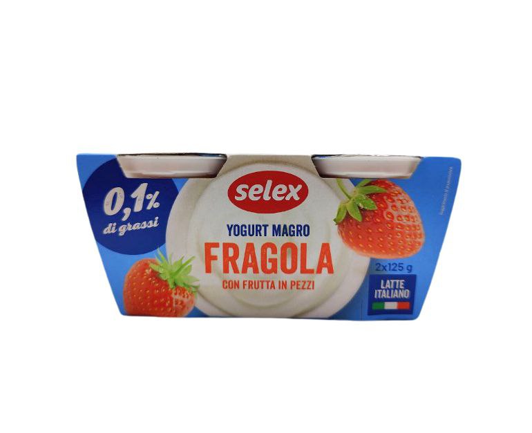 2 YOG. SELEX MAGRO FRAGOLA