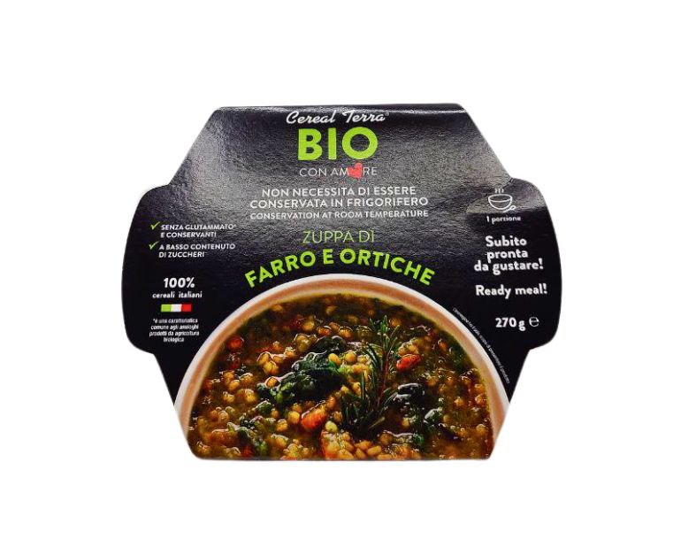 ZUPPA FARRO E ORTICHE BIO CEREAL