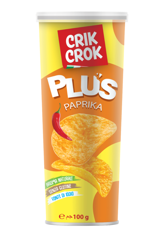 PATATINE PLUS PAPRIKA CRIK CROK