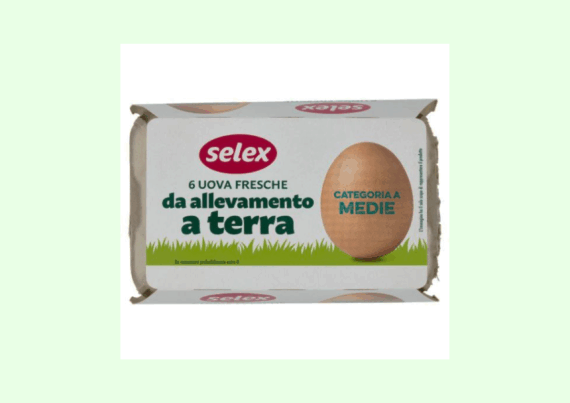 6 UOVA SELEX GRANDI ALLEVATE A TERRA