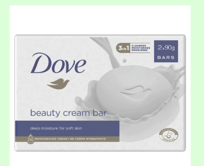 2 SAPONETTE DOVE CREAM.