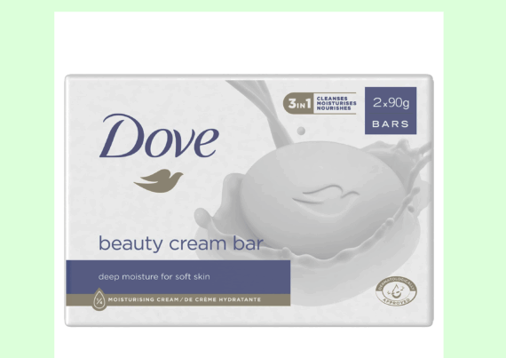 2 SAPONETTE DOVE CREAM.