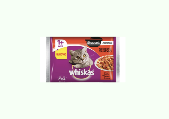 4 BST. WHISKAS STRACCETTI GUSTOSA TENEREZZE