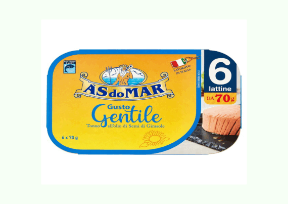 6 TONNO AS DO MAR GUSTO GENTILE